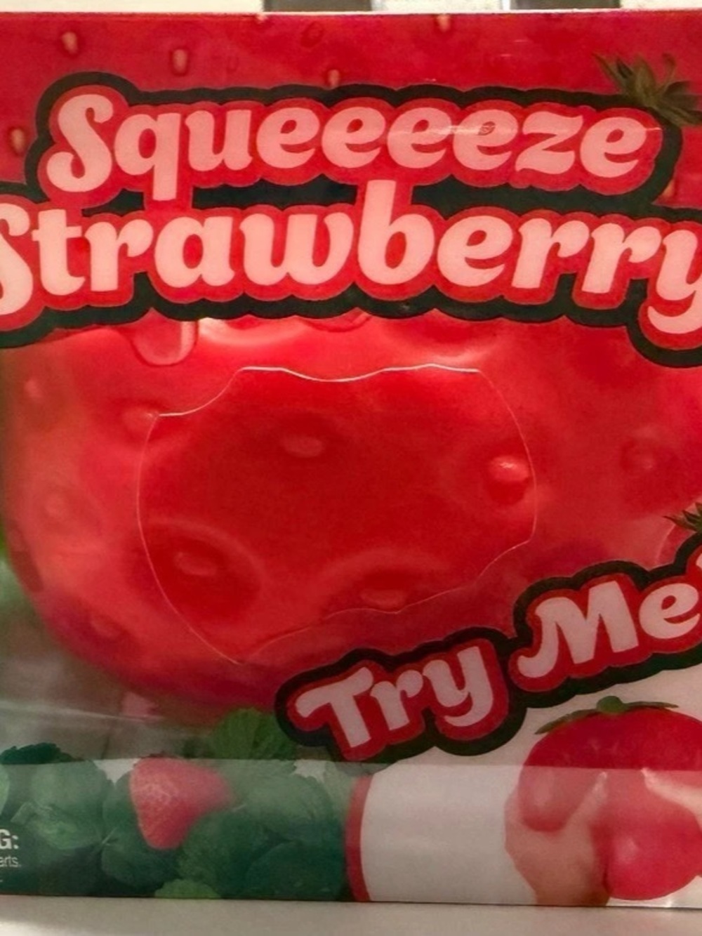 Squeeeze Me Strawberry Squishy Toy NWT